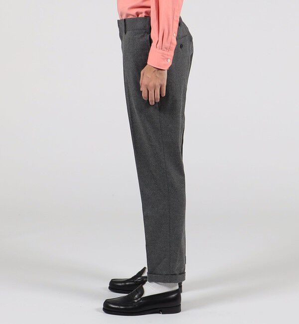 TOMORROWLAND MENS「ストレッチフランネル スリムテーパードパンツ」|チノ|