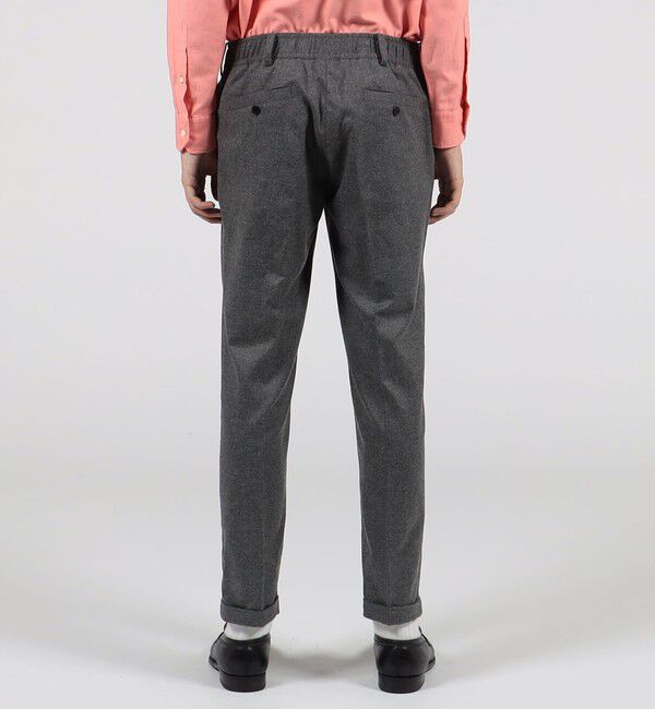 TOMORROWLAND MENS「ストレッチフランネル スリムテーパードパンツ」|チノ|