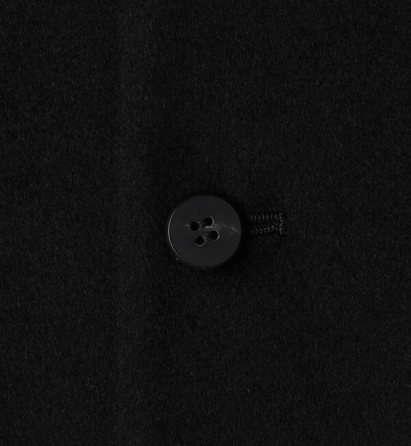 GALERIE VIE「カシミヤビーバー クルーネックロングコート」|ノーカラーコート|