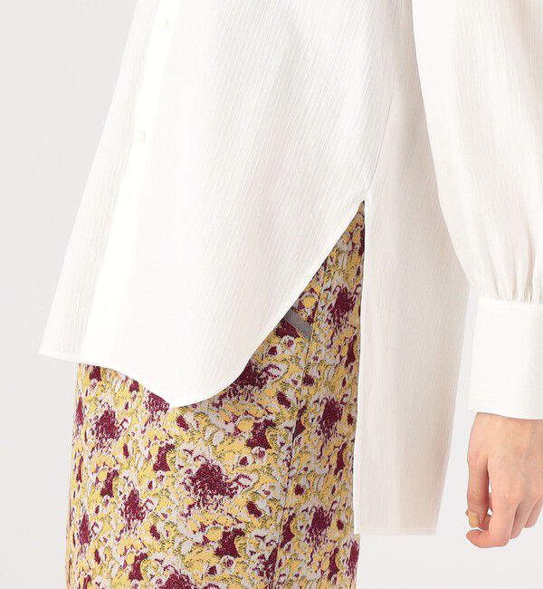 MACPHEE「コットンドビーストライプ オープンカラーシャツ」|シャツ・ブラウス|