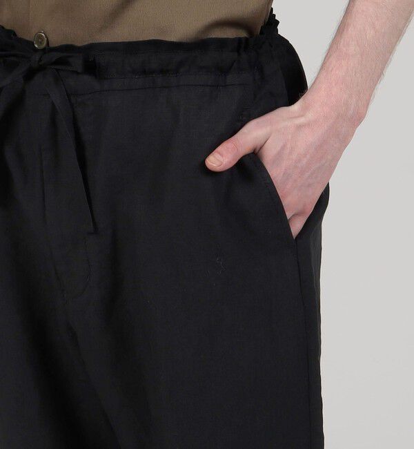 TOMORROWLAND MENS「60リネン バギーイージーパンツ」|その他|