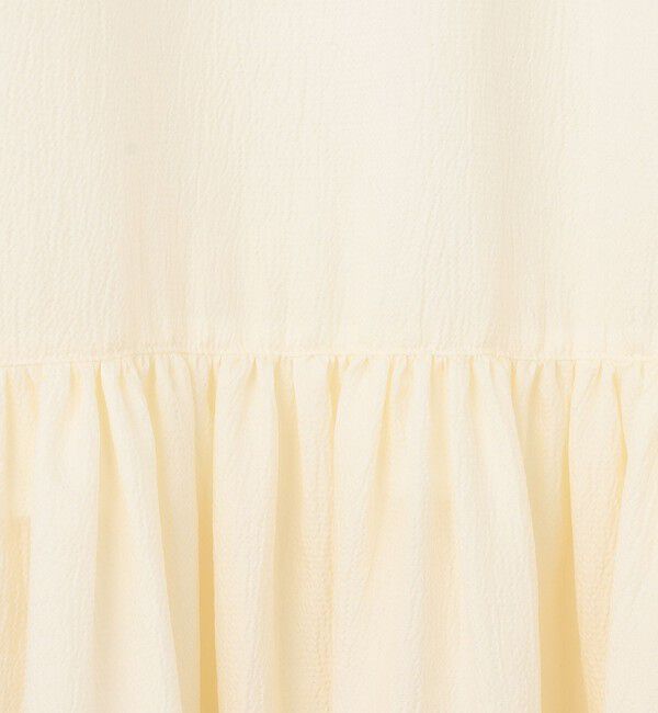 MACPHEE「【WEB限定】クレープサテン ティアードキャミソールワンピース」|ワンピース|