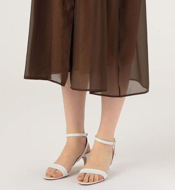 TOMORROWLAND collection「シアーオーガンジー ウエストタックワンピース」|ワンピース|