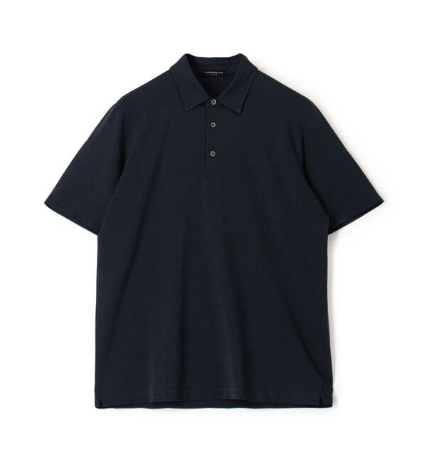 TOMORROWLAND MENS「スビンコットン ジャージーポロシャツ」|ポロシャツ|67 ダークブルー