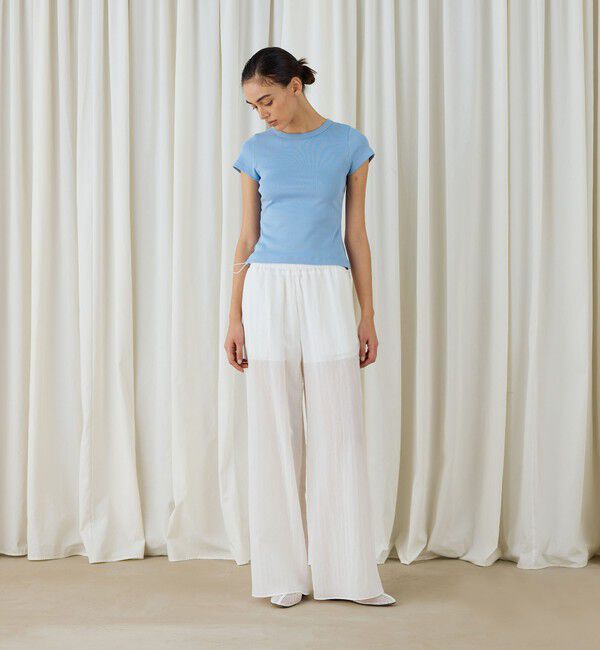 DES PRES「サーキュラーリブ ベビーTシャツ」|Tシャツ・カットソー|