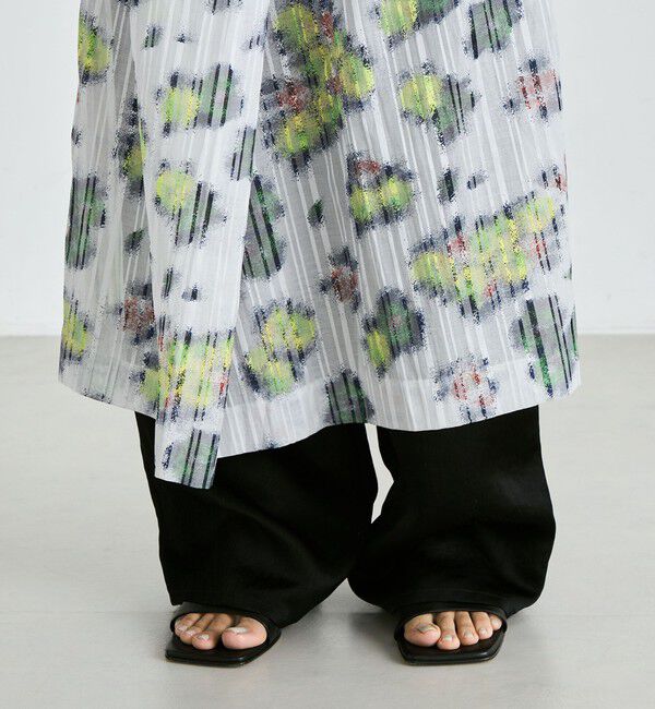 Edition「フラワープリント ラップスカート」|スカート|