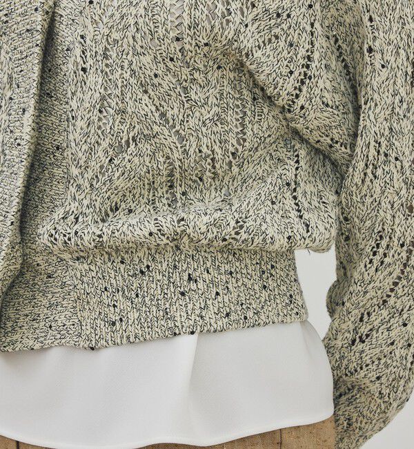 DES PRES「コットンスパンコールムリネ Vネックカーディガン」|カーディガン|