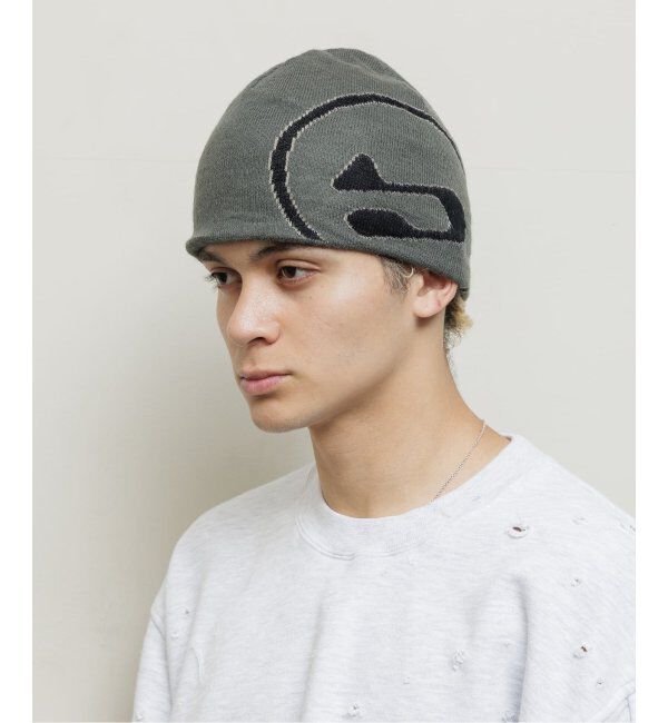 JOINT WORKS「BAL/バル BIG LOGO SOFT BEANIE HAT」|ニット帽|グレーA