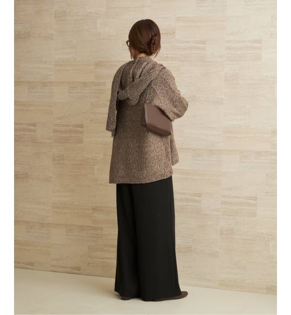 Plage「3G ミックスフードマフラー」|ストール|