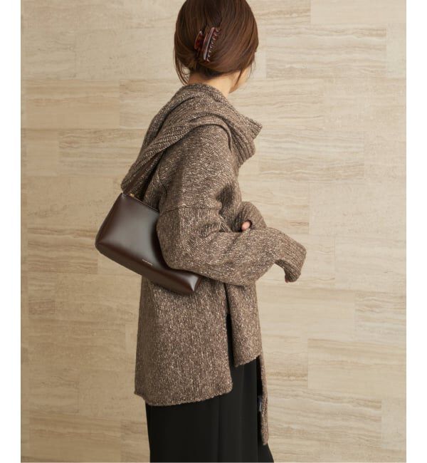 Plage「3G ミックスフードマフラー」|ストール|