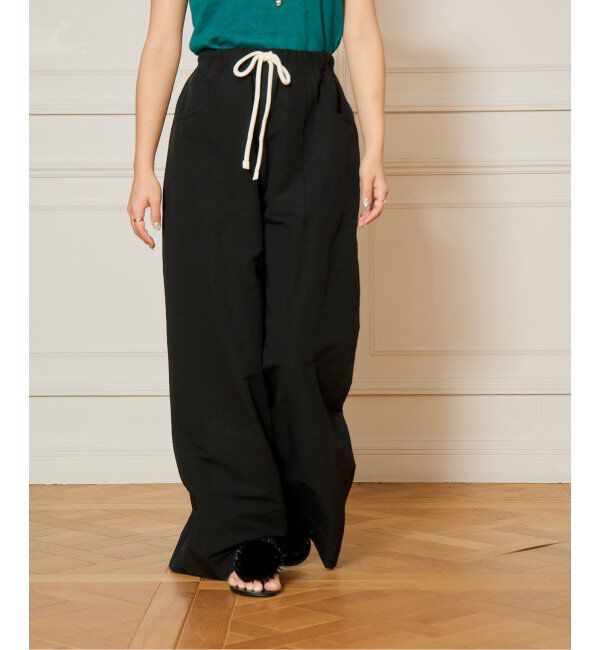 IENA LA BOUCLE「IENA LA BOUCLE コットンリネンスラブワイドパンツ」|その他|