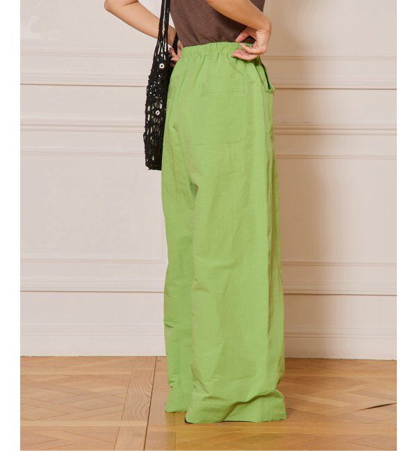 IENA LA BOUCLE「IENA LA BOUCLE コットンリネンスラブワイドパンツ」|その他|