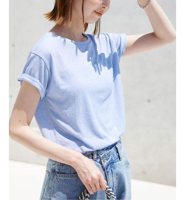 SLOBE IENA「《追加》スラブ5分袖TEE」|Tシャツ・カットソー|