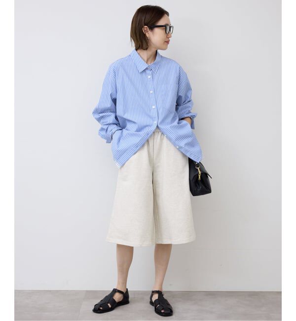 SLOBE IENA「《予約》ストライプレイヤーシャツ」|シャツ・ブラウス|