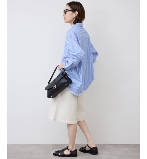 SLOBE IENA「《予約》ストライプレイヤーシャツ」|シャツ・ブラウス|