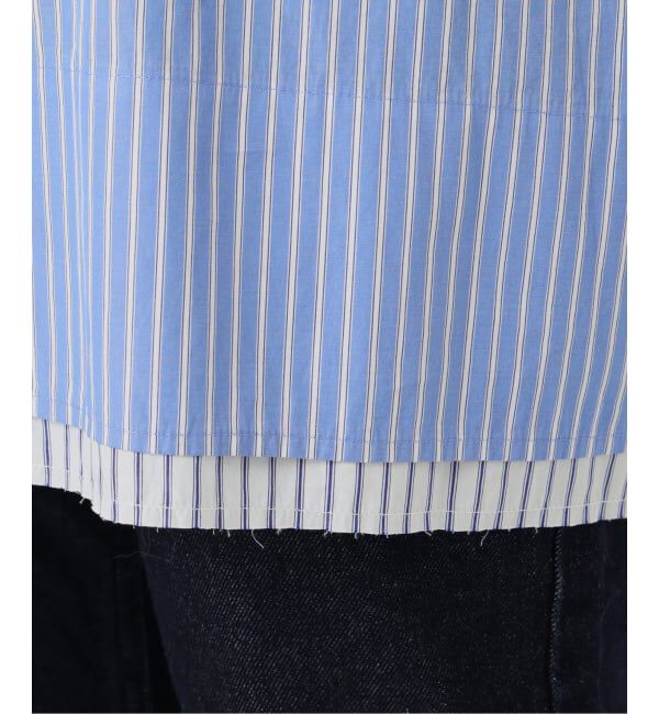 SLOBE IENA「《予約》ストライプレイヤーシャツ」|シャツ・ブラウス|