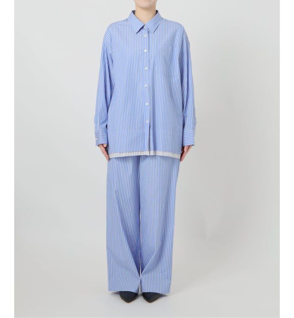 SLOBE IENA「《予約》ストライプレイヤーシャツ」|シャツ・ブラウス|