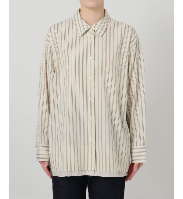 SLOBE IENA「《予約》ストライプレイヤーシャツ」|シャツ・ブラウス|