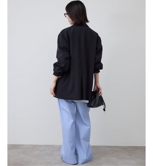 SLOBE IENA「《予約》ストライプパジャマパンツ」|スラックス|