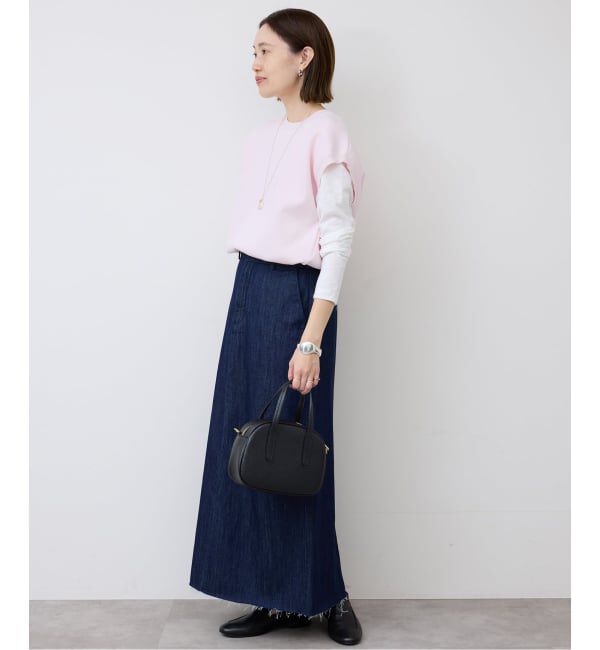 SLOBE IENA「《追加予約》ダブルフェイスバックオープンベスト」|ベスト・ジレ|