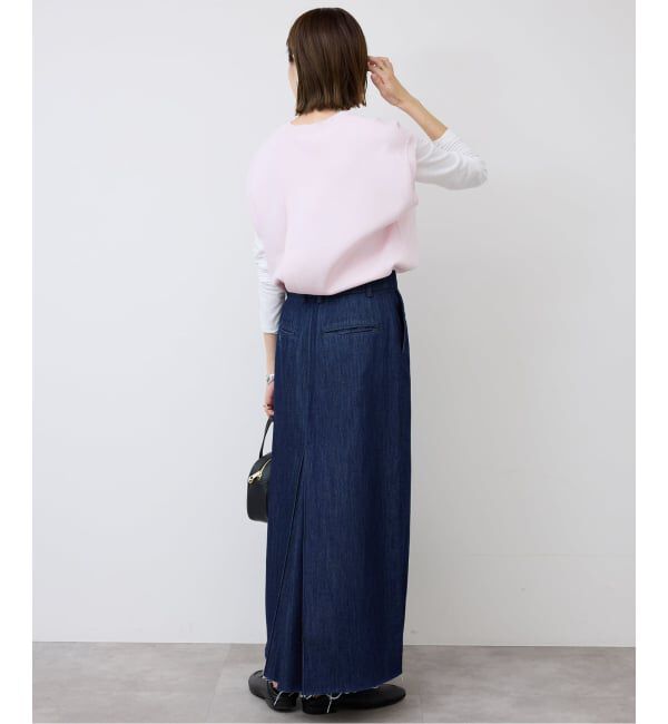 SLOBE IENA「《追加予約》ダブルフェイスバックオープンベスト」|ベスト・ジレ|