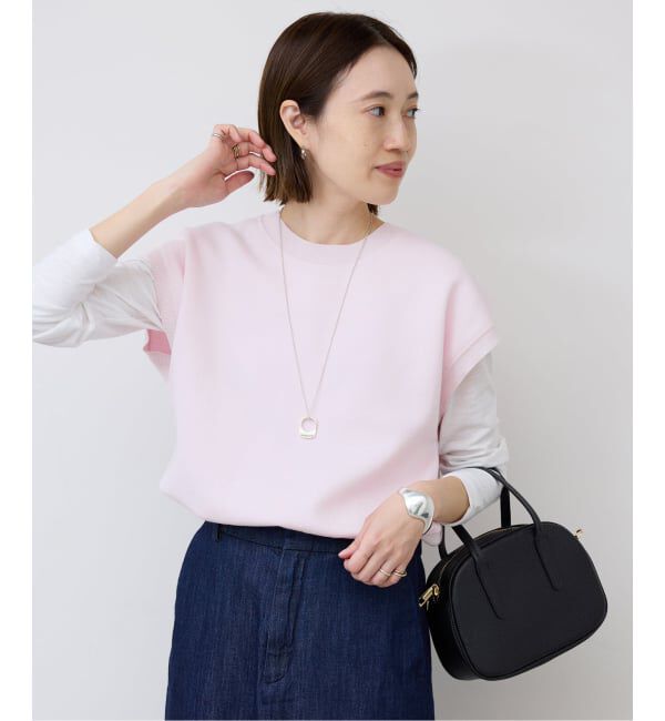 SLOBE IENA「《追加予約》ダブルフェイスバックオープンベスト」|ベスト・ジレ|