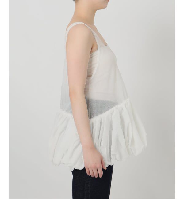 SLOBE IENA「《予約》バルーンタンクトップ」|ニット・セーター|