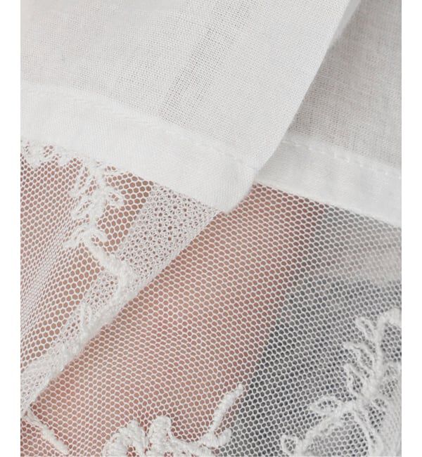 SLOBE IENA「《WEB限定/追加予約》チュールレースブラウス」|シャツ・ブラウス|