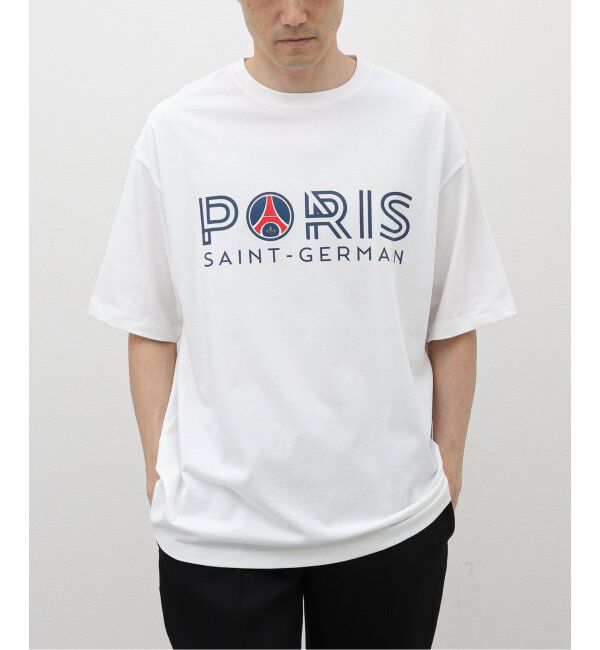 Paris Saint-Germain「【Paris Saint-Germain】トリコロール インライン プリントTシャツ」|Tシャツ・カットソー|