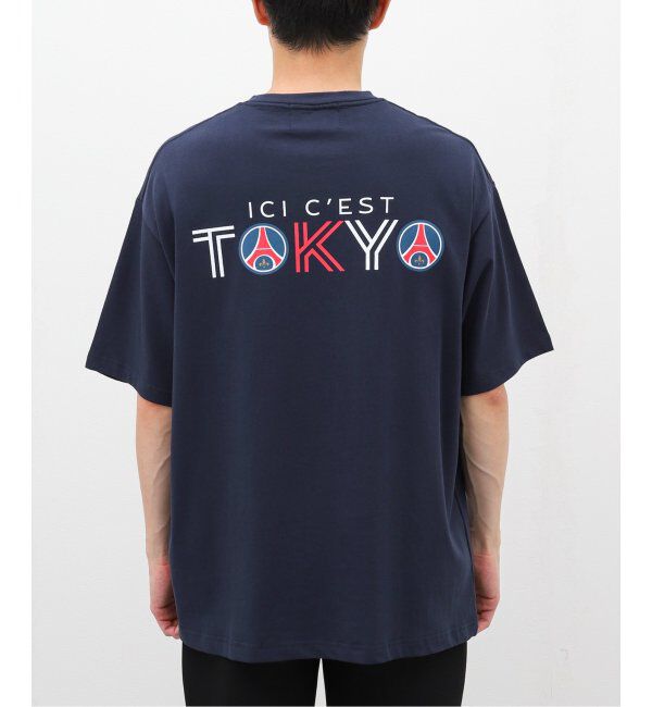 Paris Saint-Germain「【Paris Saint-Germain】トリコロール インライン プリントTシャツ」|Tシャツ・カットソー|