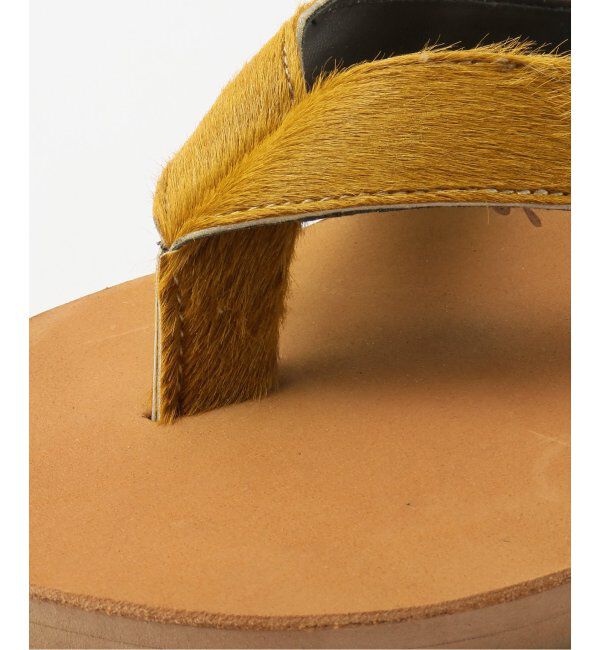 EDIFICE「EL NIDO FILIPS (エルニドフリップス) for BOUCLE ハラコヘアートングサンダ」|サンダル|