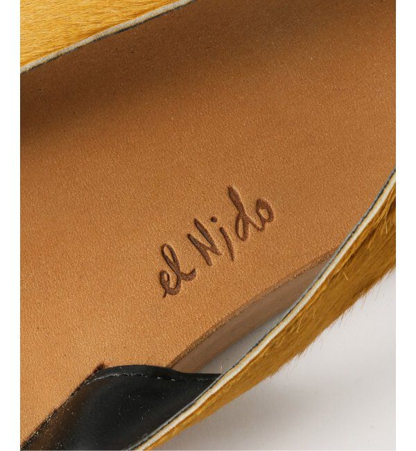 EDIFICE「EL NIDO FILIPS (エルニドフリップス) for BOUCLE ハラコヘアートングサンダ」|サンダル|