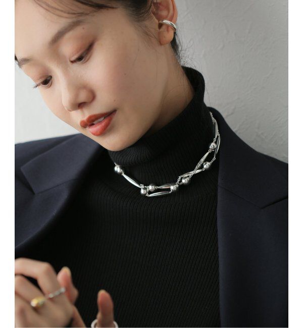 journal standard L'essage「【SAPIR BACHAR/サピア バシャール】SPIKE DOUBLE NECKLACE：ネックレス」|ネックレス|