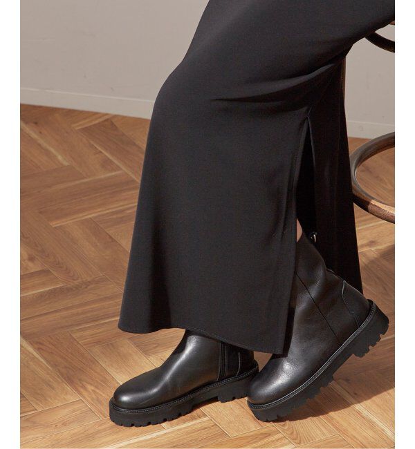 journal standard L'essage「《別注》【CAMINANDO/カミナンド】ボリュームソールブーツ」|ショートブーツ|ブラック