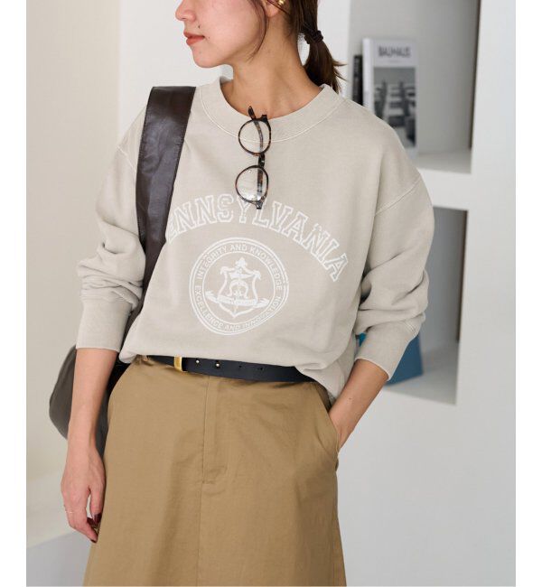 JOURNAL STANDARD relume「《WEB限定追加》ピグメントロゴスウェット」|スウェット・ジャージ|グレーA