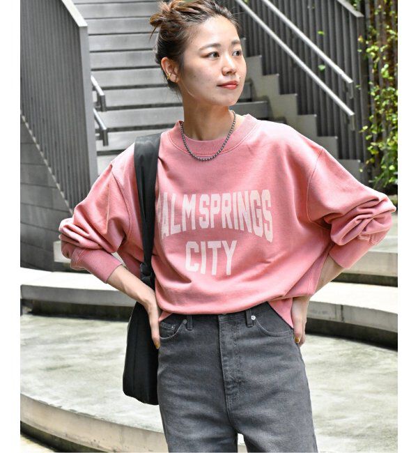 JOURNAL STANDARD relume「《WEB限定追加》ピグメントロゴスウェット」|スウェット・ジャージ|ピンク