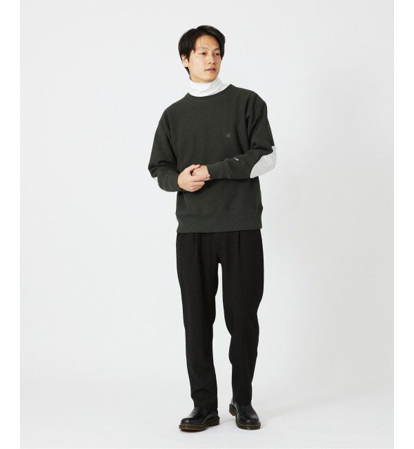 JOURNAL STANDARD relume「CHAMPION / チャンピオン 別注 R/W エルボーパッチ クルーネックスウェット」|スウェット・ジャージ|