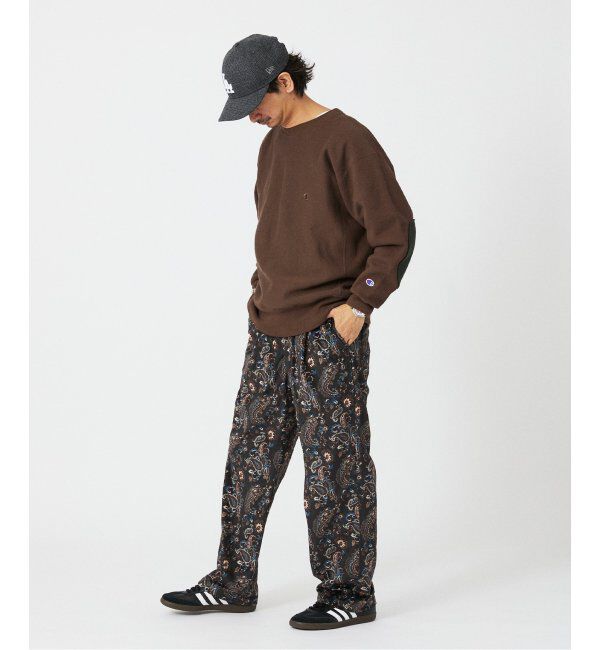 JOURNAL STANDARD relume「CHAMPION / チャンピオン 別注 R/W エルボーパッチ クルーネックスウェット」|スウェット・ジャージ|