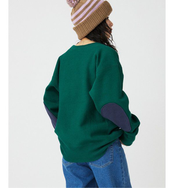 JOURNAL STANDARD relume「CHAMPION / チャンピオン 別注 R/W エルボーパッチ クルーネックスウェット」|スウェット・ジャージ|