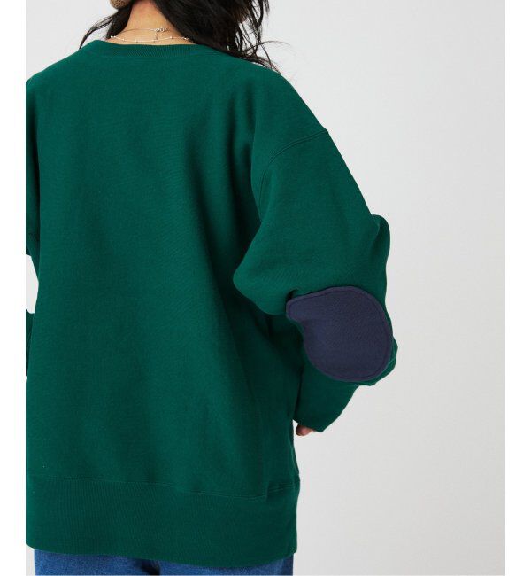 JOURNAL STANDARD relume「CHAMPION / チャンピオン 別注 R/W エルボーパッチ クルーネックスウェット」|スウェット・ジャージ|