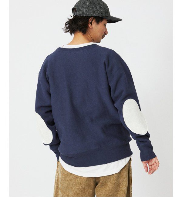 JOURNAL STANDARD relume「CHAMPION / チャンピオン 別注 R/W エルボーパッチ クルーネックスウェット」|スウェット・ジャージ|