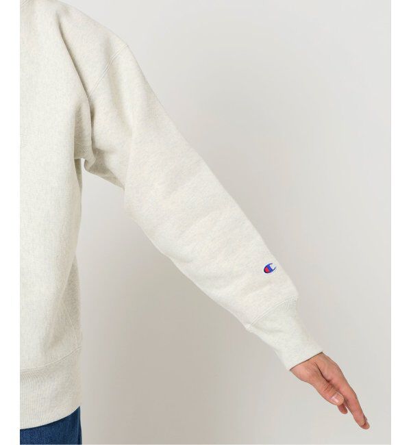 JOURNAL STANDARD relume「CHAMPION / チャンピオン 別注 R/W エルボーパッチ クルーネックスウェット」|スウェット・ジャージ|