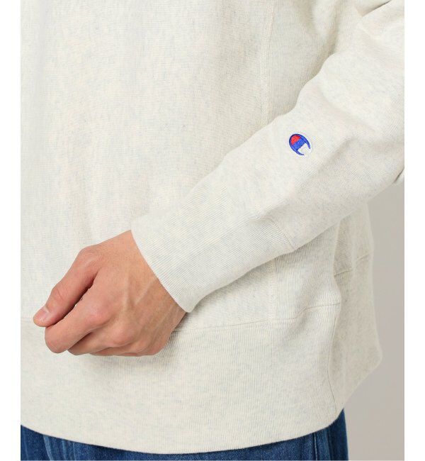 JOURNAL STANDARD relume「CHAMPION / チャンピオン 別注 R/W エルボーパッチ クルーネックスウェット」|スウェット・ジャージ|