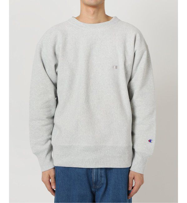 JOURNAL STANDARD relume「CHAMPION / チャンピオン 別注 R/W エルボーパッチ クルーネックスウェット」|スウェット・ジャージ|