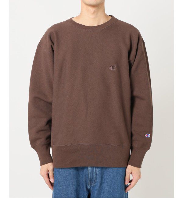 JOURNAL STANDARD relume「CHAMPION / チャンピオン 別注 R/W エルボーパッチ クルーネックスウェット」|スウェット・ジャージ|