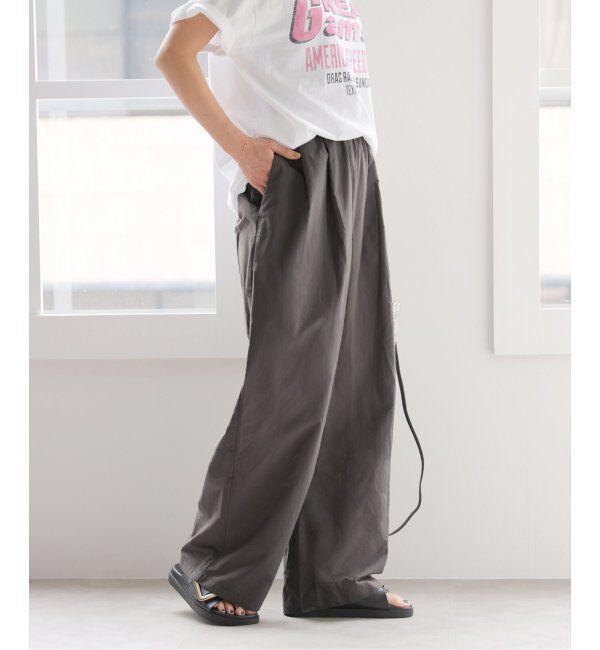 JOURNAL STANDARD relume「【MULTI FUNC+】撥水 / UVカット / 接触冷感 / ナイロンギャザーパンツ」|その他|グレー