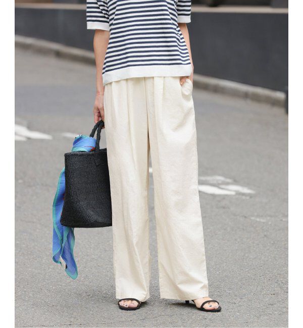 JOURNAL STANDARD relume「【MULTI FUNC+】撥水 / UVカット / 接触冷感 / ナイロンギャザーパンツ」|その他|ナチュラル