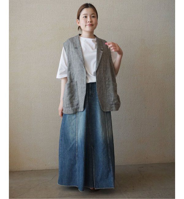 journal standard luxe「リネンヘリン ガウンベスト」|ダウンベスト・ベスト|