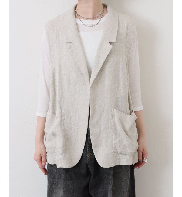 journal standard luxe「リネンヘリン ガウンベスト」|ダウンベスト・ベスト|