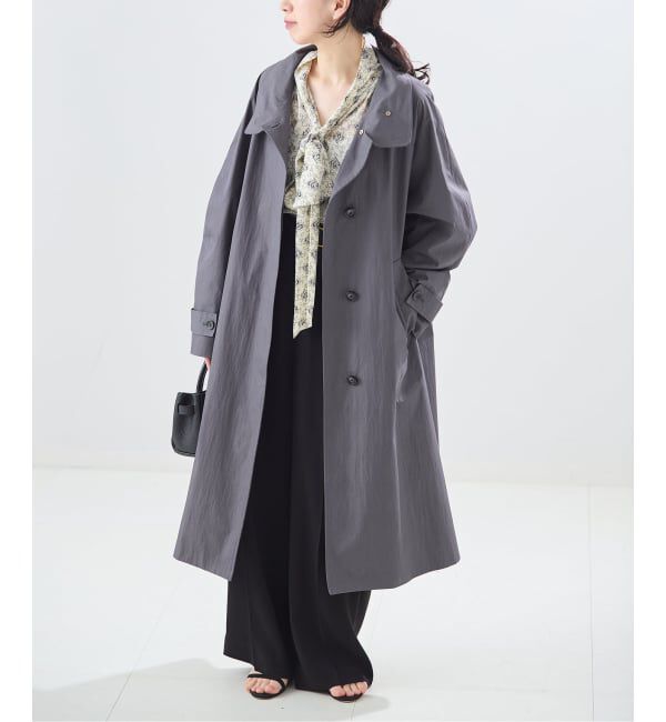 journal standard L'essage「NALYAスタンドロングコート」|その他|グレーA